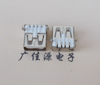 大连USB AF母座 LCP 耐高温250度280度 环保白胶芯