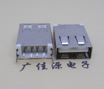 大连USB AF立式 直插 加长款17.5MM 大电流3A插座