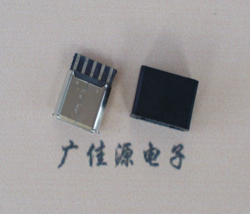 大连麦克-迈克 接口USB5p焊线母座 带胶外套 连接器