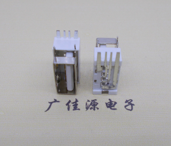 大连USB侧立式短体10.0尺寸 侧插加宽脚5A大电流插座